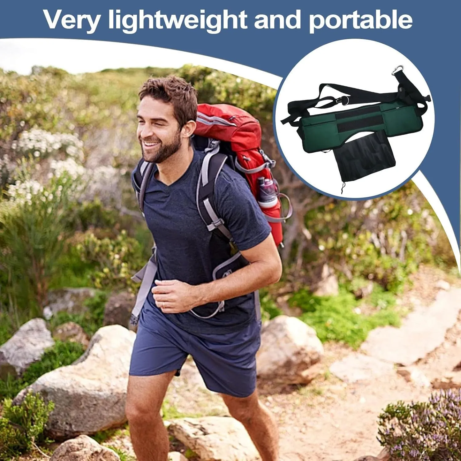 Pooping Strap – Tree Harness, Toilet Helper | Compact System with Quick Assembly for Outdoor Trips, Camp Setup, Hiking Tools, Portable Design, Nature Stops, Easy Carry
