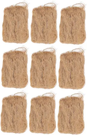 POPETPOP 3sets Camping Flame Starter Jute Silk Fire Starter Tool for Campfires 3pcs*3