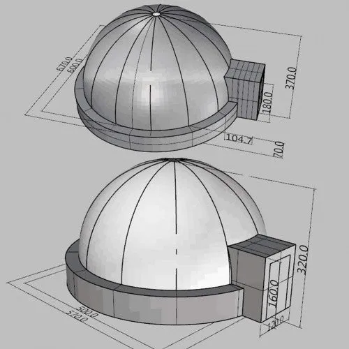 Portable Inflatable Planetarium Projection Dome Tent for School