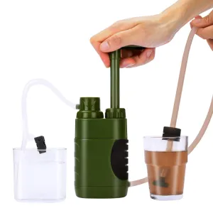 Portable Lightweight Water Filter for Hiking Adventure, Outdoor Camping Survival Water Filter, Exploration Tool