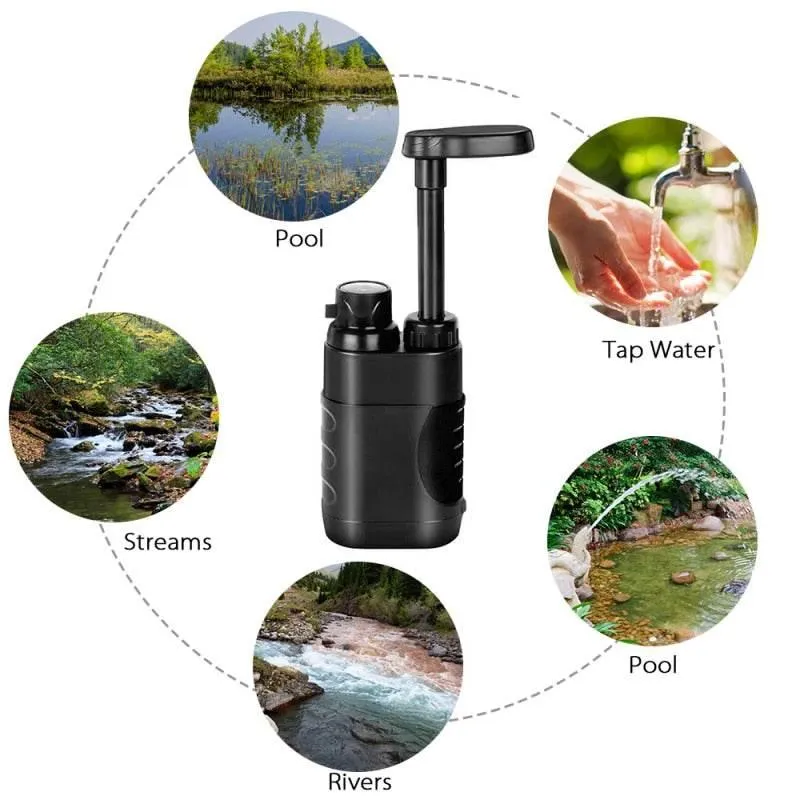 Portable Outdoor Water Filter - Camping Survival Tool