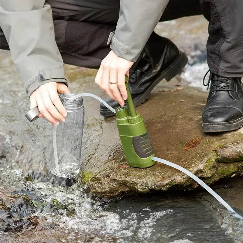 Portable Outdoor Water Filter - Camping Survival Tool