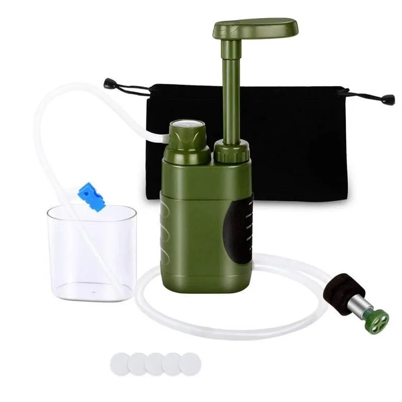 Portable Outdoor Water Filter - Camping Survival Tool