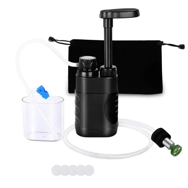 Portable Outdoor Water Filter - Camping Survival Tool
