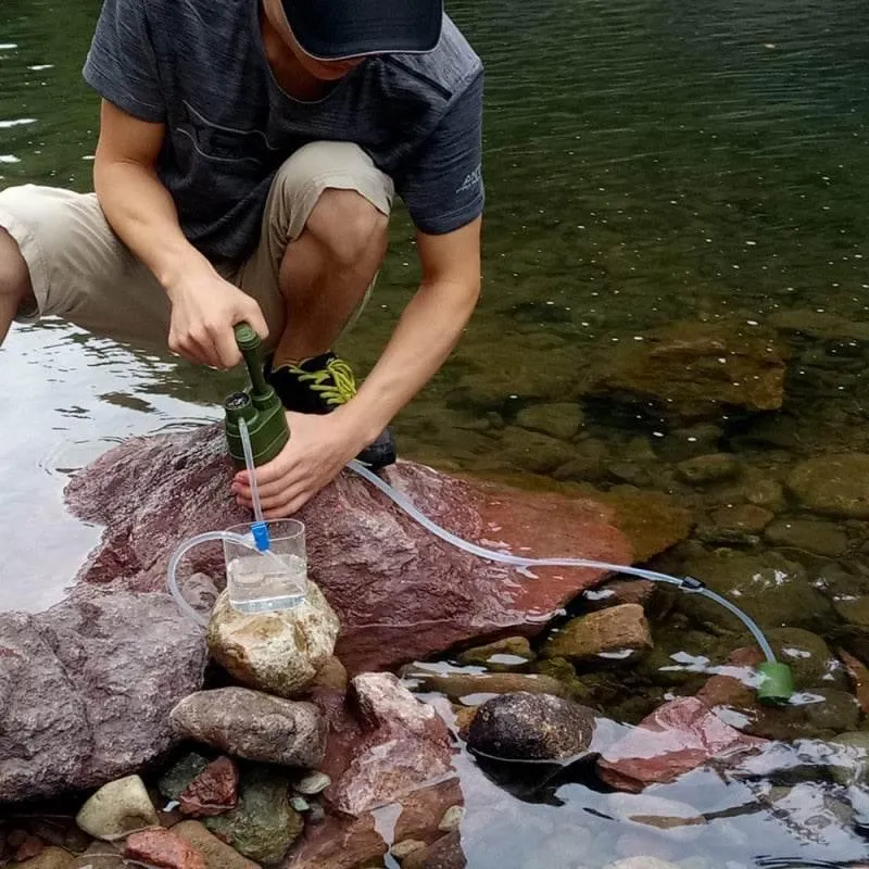 Portable Outdoor Water Filter - Camping Survival Tool