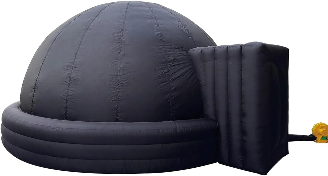Portable Planetarium Inflatable Mobile Projection Dome Tent with Air Blower   Seperate PVC Mat for Education Platform, Schools, Museums, Science Centers Events