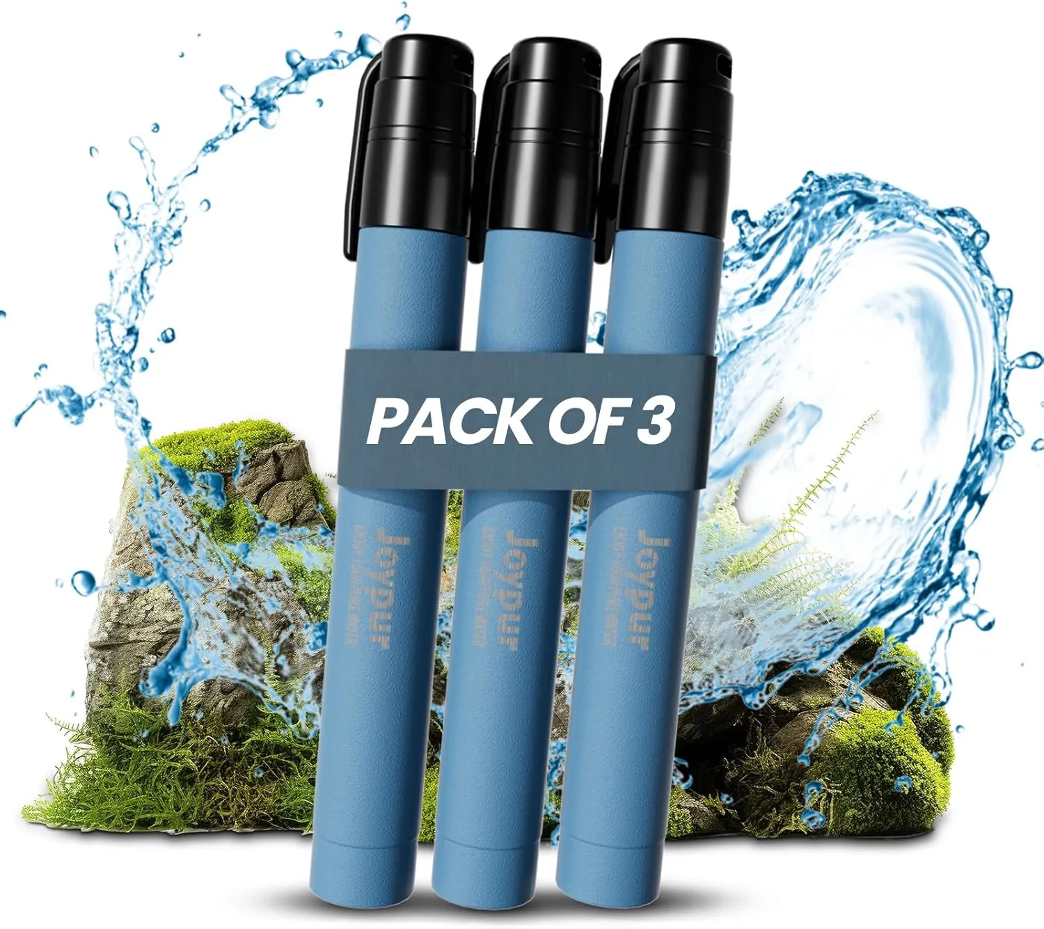 Portable Water Filter Straw Survival, Essential Camping & Hiking Gear, Water Purification Straw for Travel, Biking and Emergency Preparedness