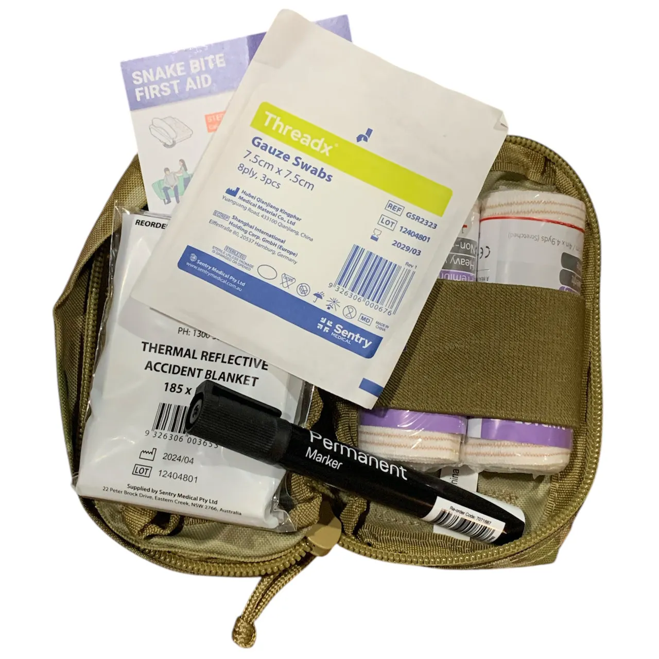 Premium Snake Bite Kit With AMCU Small Medic Pouch Bundle
