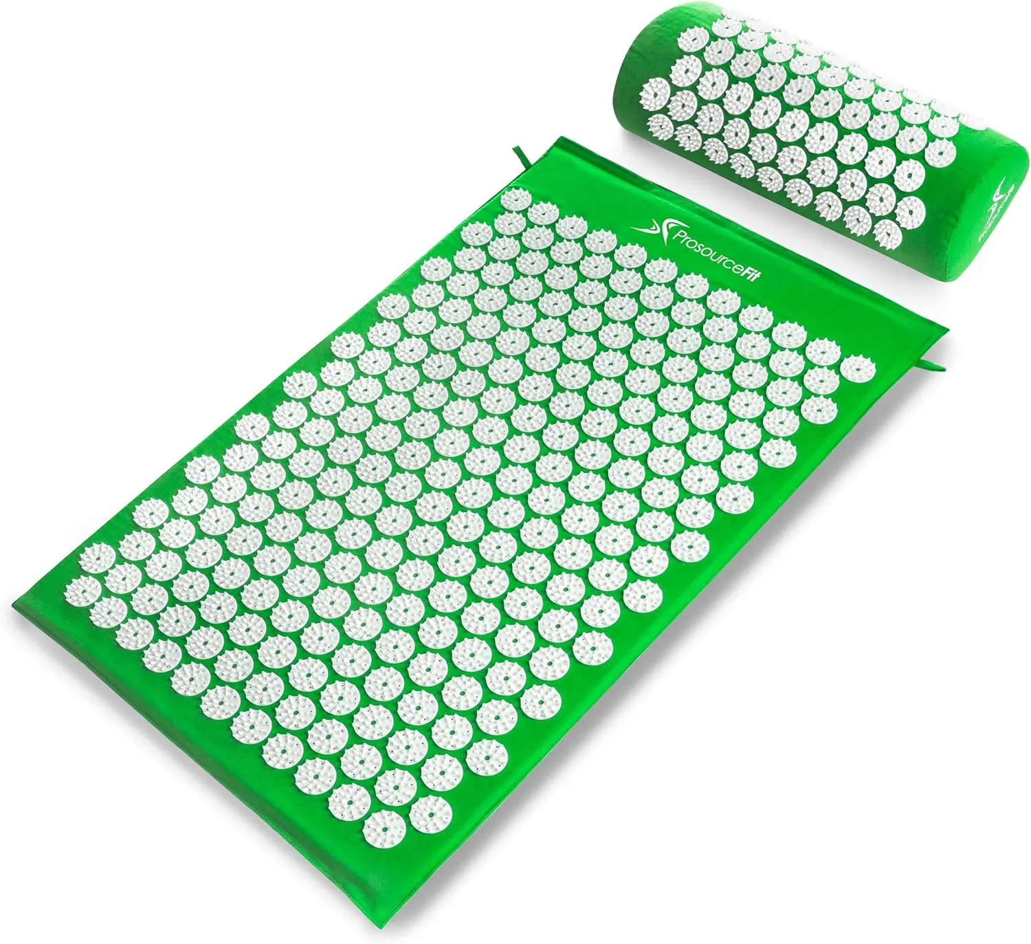 ProsourceFit Acupressure Mat and Pillow Set for Back/Neck Pain Relief and Muscle Relaxation, Orange