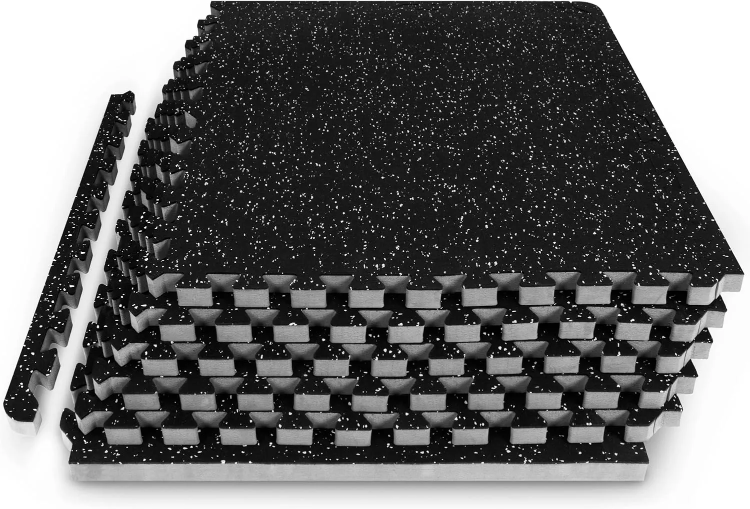 ProsourceFit Rubber Top Exercise Puzzle Mat