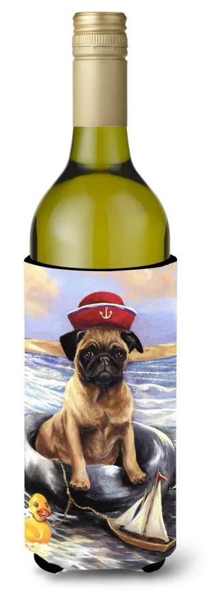 Pug Ahoy Sailor Wine Bottle Hugger PPP3153LITERK