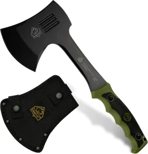 Puma XP Packable Camping Hatchet with Green Rubber Handle
