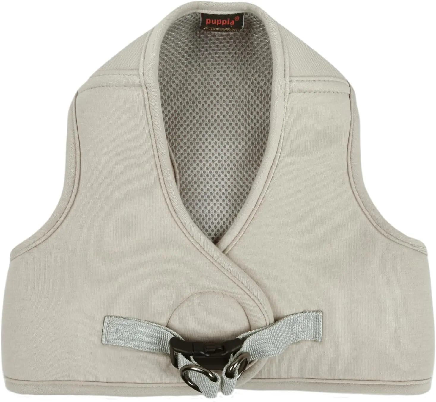Puppia Eco Dog Vest Harness Eco-Friendly No Pull Comfort Harness for Small and Medium Dogs, Beige, Large