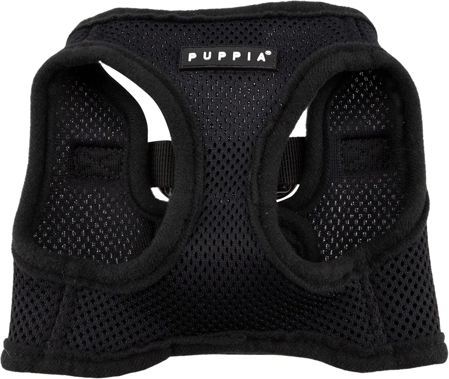 Puppia Soft Vest Dog Harness - Black - Medium