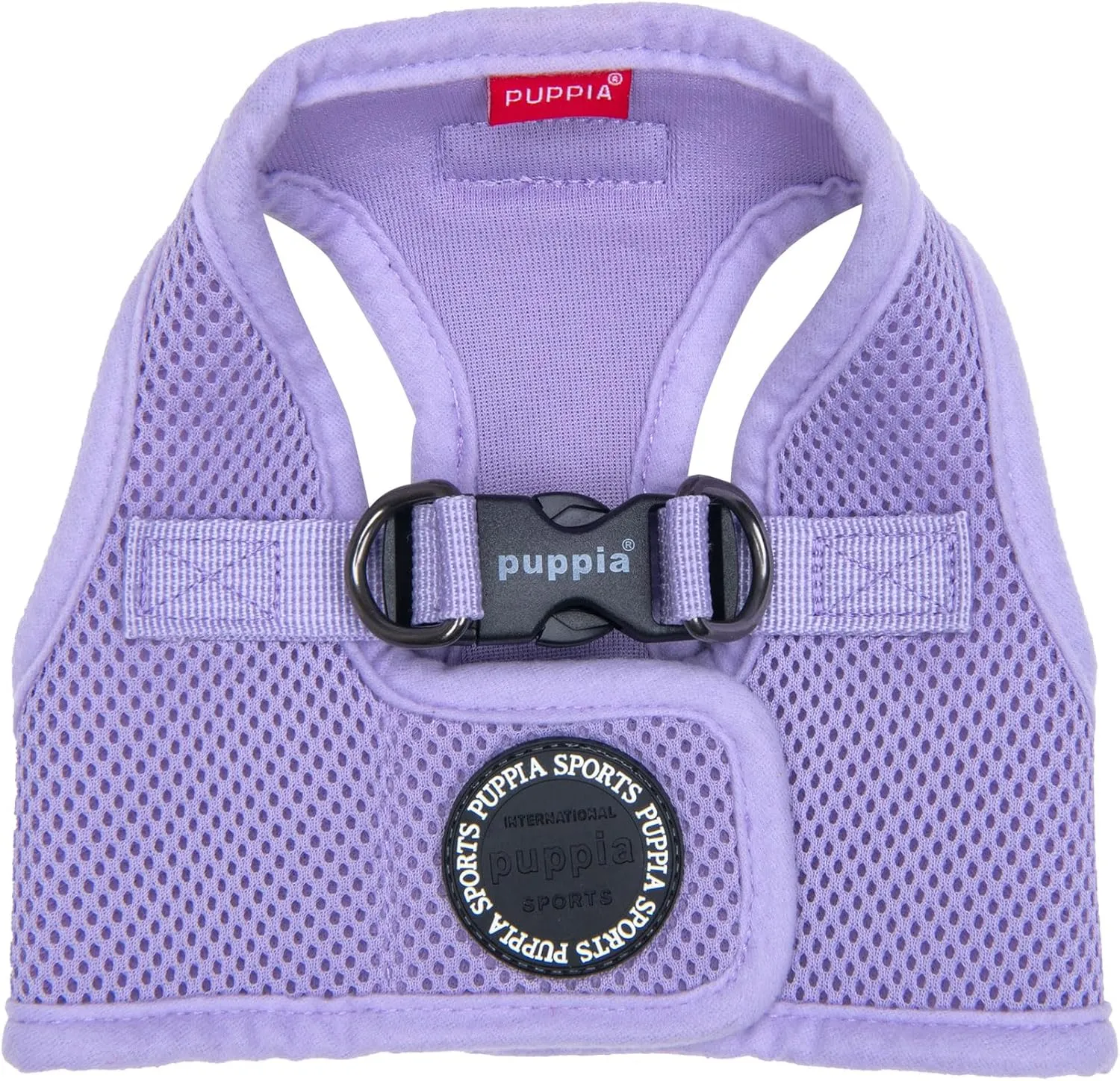 Puppia Soft Vest Dog Harness Step-in Padded Mesh No Choke No Pull Comfortable Walking Running Training for Small Medium Large Dogs, Violet, X-Large