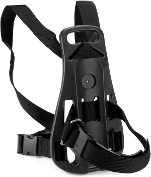 QWORK Dive Tank Backpack, scuba back harness, Black, 14.2×9.4 Inch, Suitable for Saltwater and Freshwater
