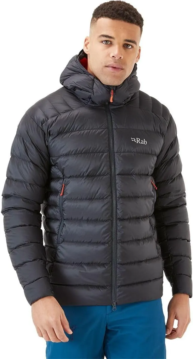 Rab Men's Electron Pro 800-Fill Down Hooded Jacket for Climbing and Mountaineering