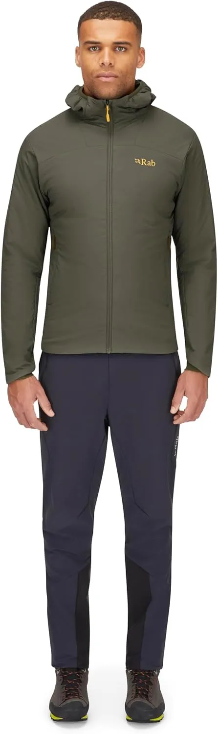 Rab Men's Xenair Alpine Light Hooded Insulated Jacket for Hiking & Mountaineering