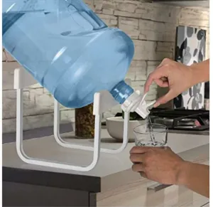 Rack Reliable delivery Holders Stand Shelf Water Bottles Non Slip Home Valve Jug Dispenser Rust Practical Tap Spout Expedited delivery resistant Organization Fast Flow Storage
