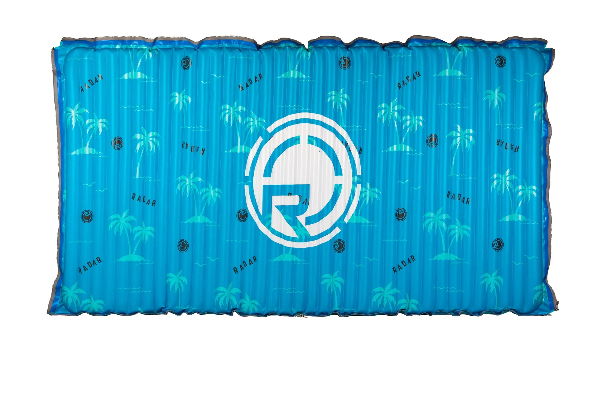 Radar Cloud Water Mat - Blue Palms - 5' x 10'
