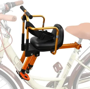 Rear Child Bike Seat, Rear Mounted Kid Bike Seat Semi-Wraparound with Armrests, Harness and Pedals, Toddler Bike Seat for Adult Bikes for Child Ages 6 Months to 6 Years