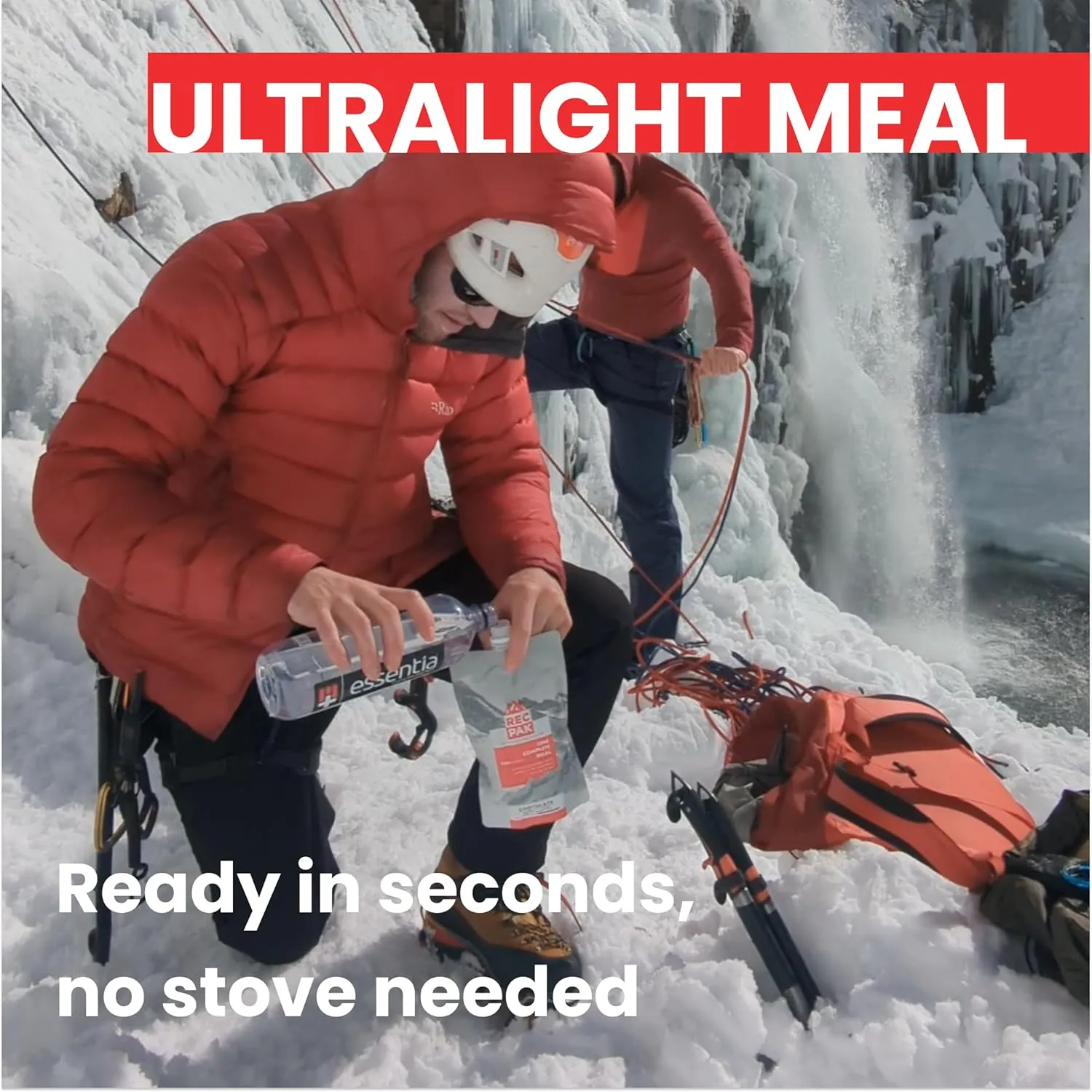 RecPak Performance Ultralight Instant Meals For Your Next Adventure | 700 Cal 42g Protein I Chocolate (3-Pack)