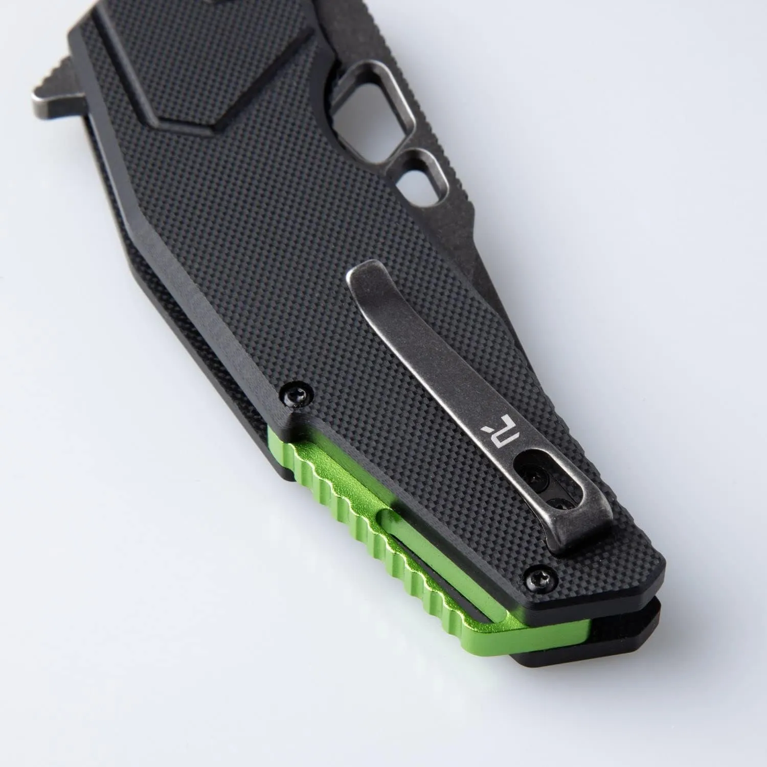 REVO Berserk REV2 - Black, 3.875" Engineered Stainless Steel with G10 Scale Handle, Flipper Tab Open Ball Bearing Pivot System, Heavy Duty Blade with EDC Grind, Reversible Pocket Clip Tactical Knife