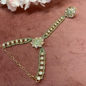 Rose Gold Hand Harness - Mint