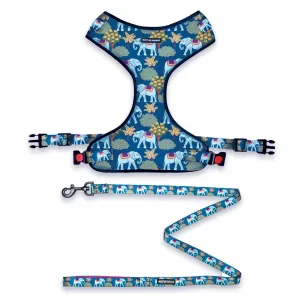 Royal Indian Elephant Vest Harness   Leash Set