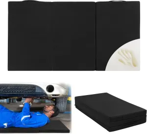 ROYALAY Foldable Mechanic Mat, Extra Thick Foam Cushioning Mat with Carrying Handles, High Density Foam Utility Mat with Removable Cover, Kneeling Mat for Garage, Picnicking, Gardening, Home Gym
