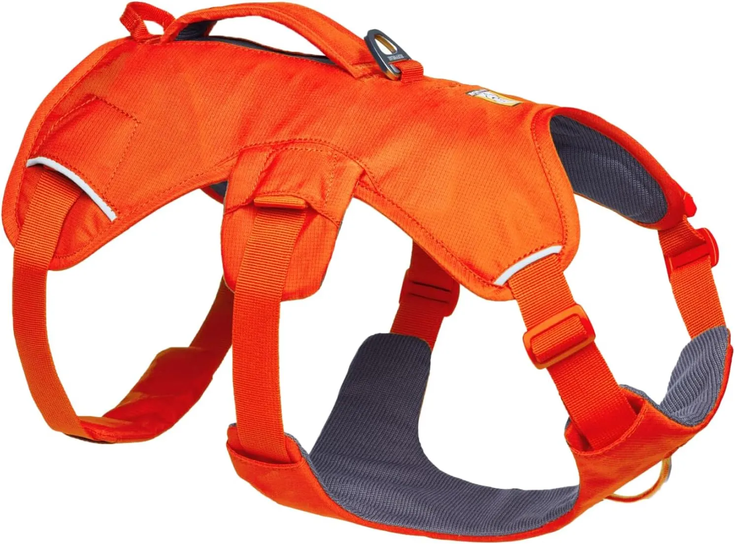 Ruffwear, Web Master, Multi-Use Support Dog Harness, Hiking and Trail Running, Service and Working, Everyday Wear, Blaze Orange, Large/X-Large