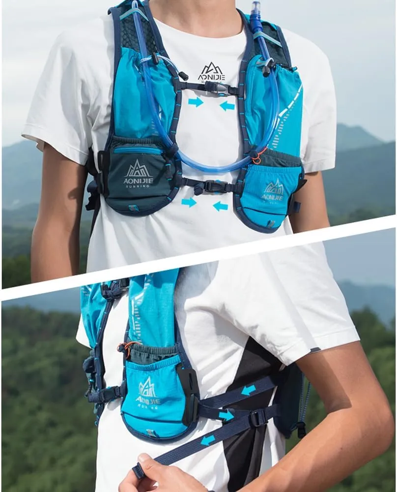 Running Hydration Vest Backpack 5L Lightweight Trail Running Pack Outdoors Trail Race Hiking for Women and Men