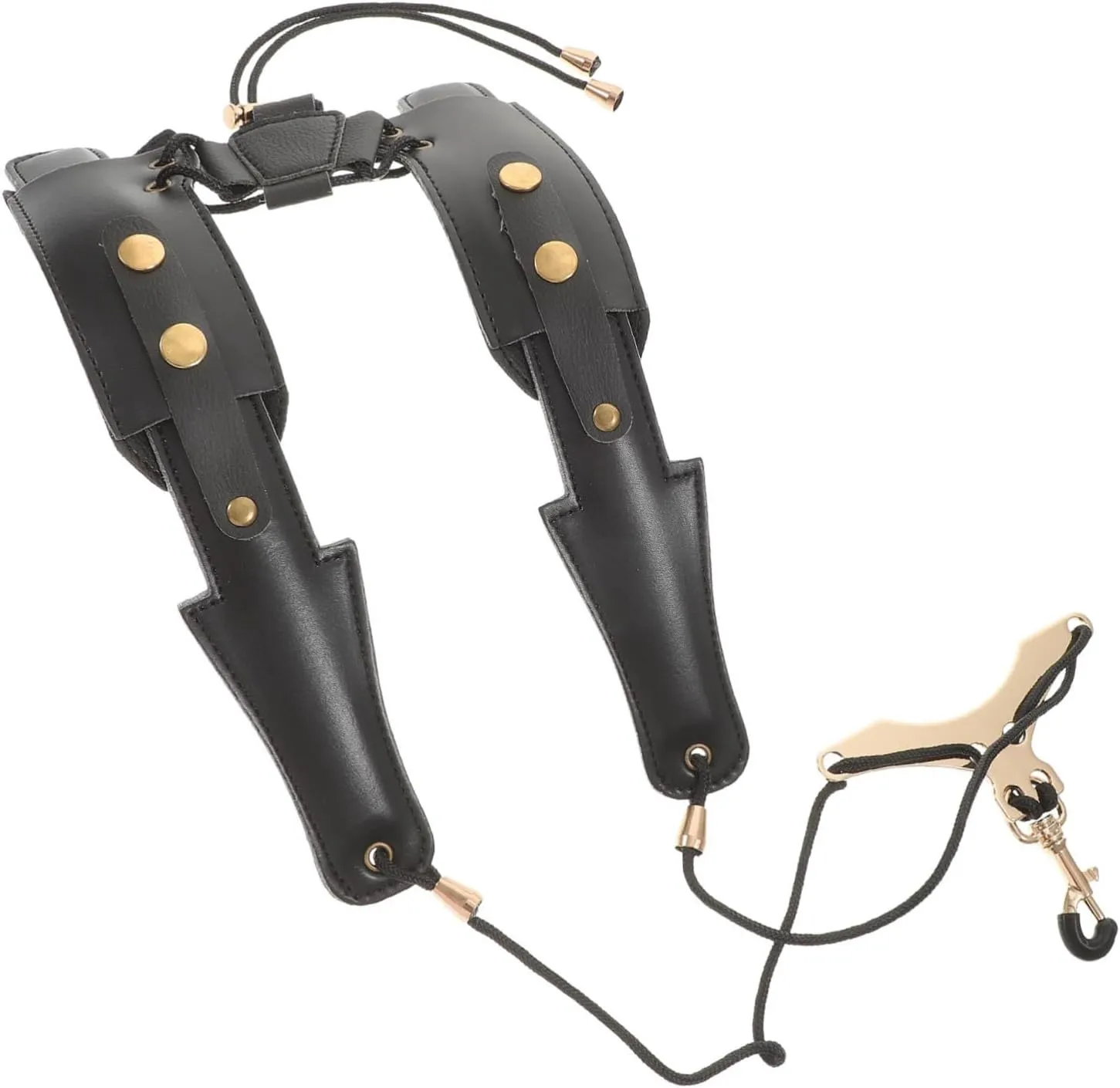 Saxophone Harness Strap Padded Durable Sax Neck Strap for Alto Tenor Saxophones Comfortable Neck Pressure for Long Practice and Performances