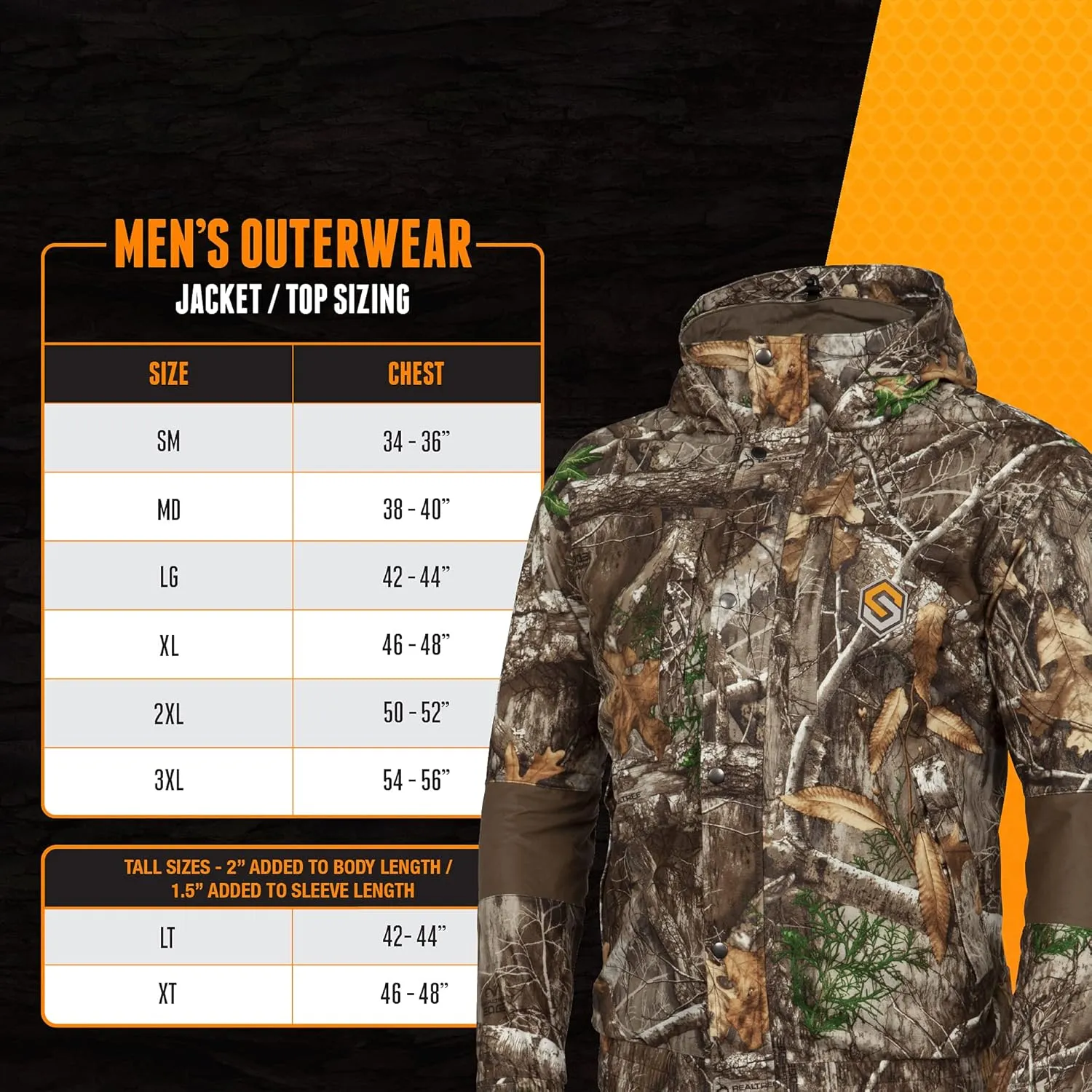 ScentLok Morphic V2 3-in-1 Waterproof and Windproof Camo Hunting Jacket With Removable Vest