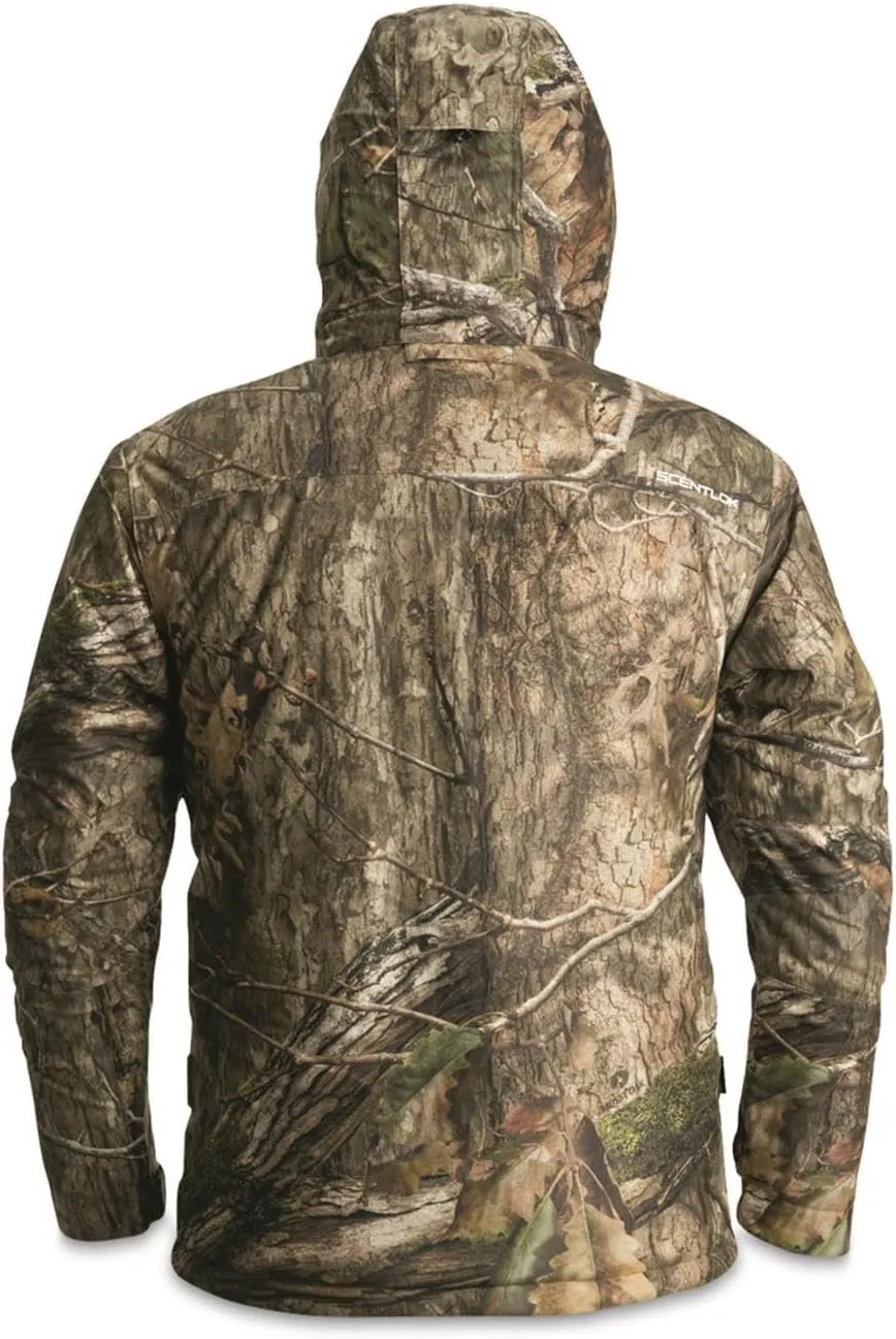 ScentLok Morphic V2 3-in-1 Waterproof and Windproof Camo Hunting Jacket With Removable Vest