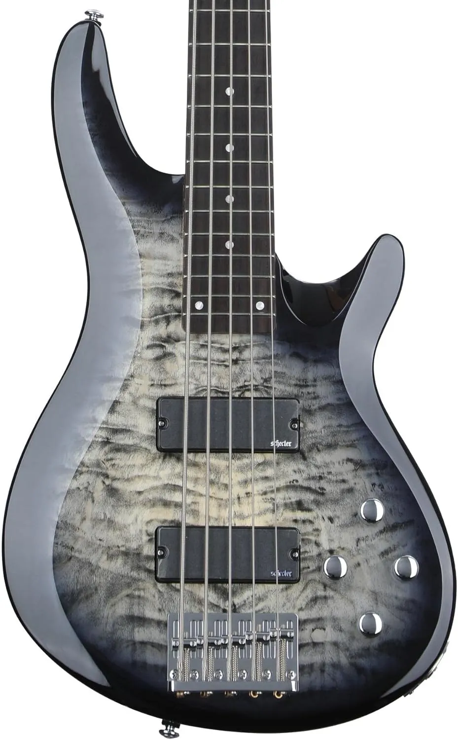 Schecter C-5 Plus 5-string Bass Guitar - Charcoal Burst