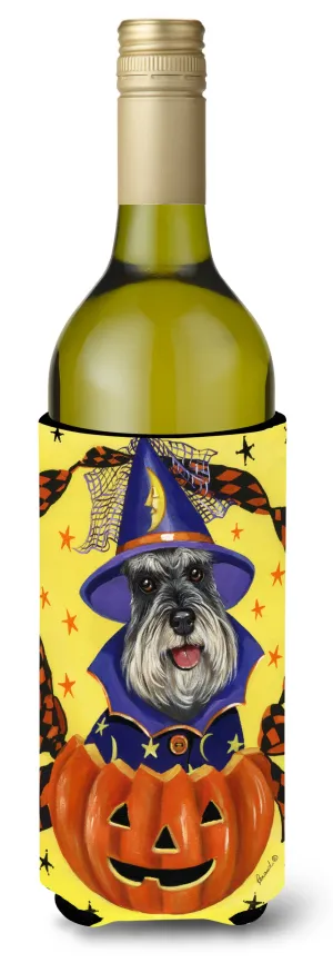 Schnauzer Halloween Wine Bottle Hugger PPP3161LITERK