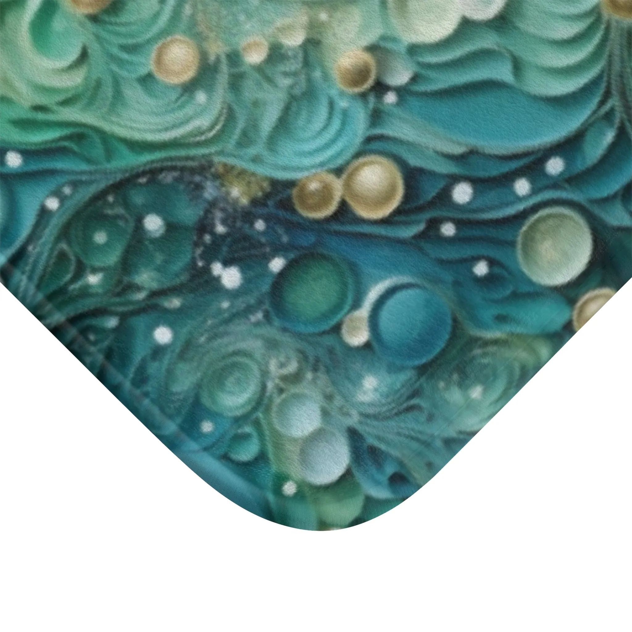 Seafoam Bubbles Memory Foam Bath Mat