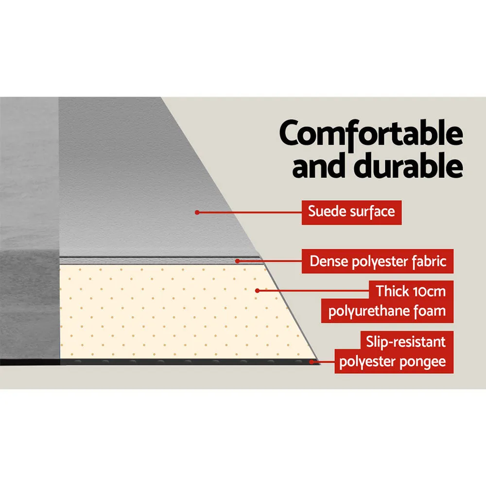 Self Inflating Mattress Camping Mat Air Bed Single Grey