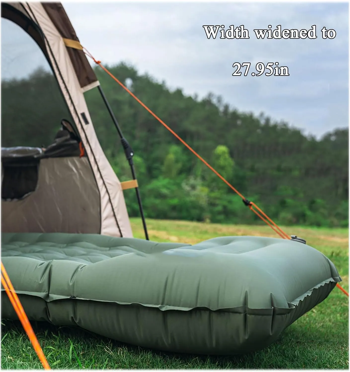 Self-Inflating Mattress, Outdoor Sleeping mat, Camping Tent Sleeping mat, Portable Double Mattress.(Blue)