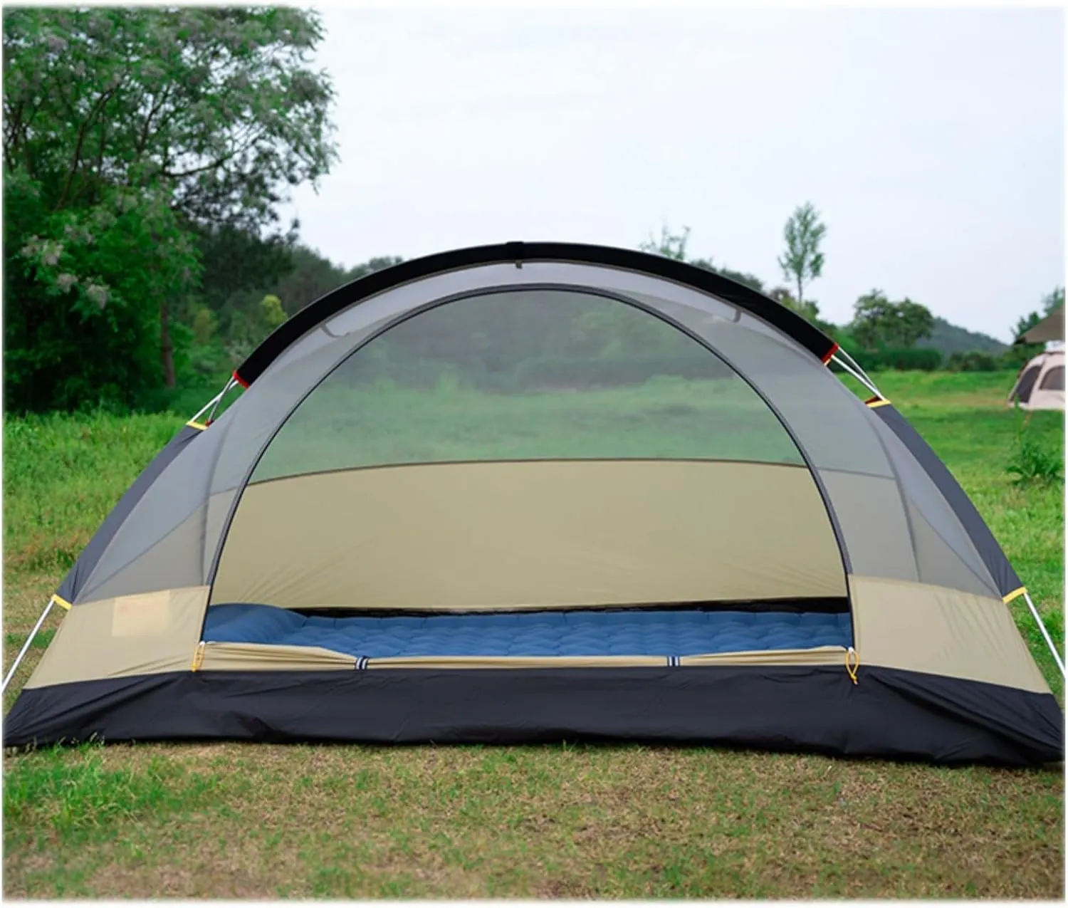 Self-Inflating Mattress, Outdoor Sleeping mat, Camping Tent Sleeping mat, Portable Double Mattress.(Blue)