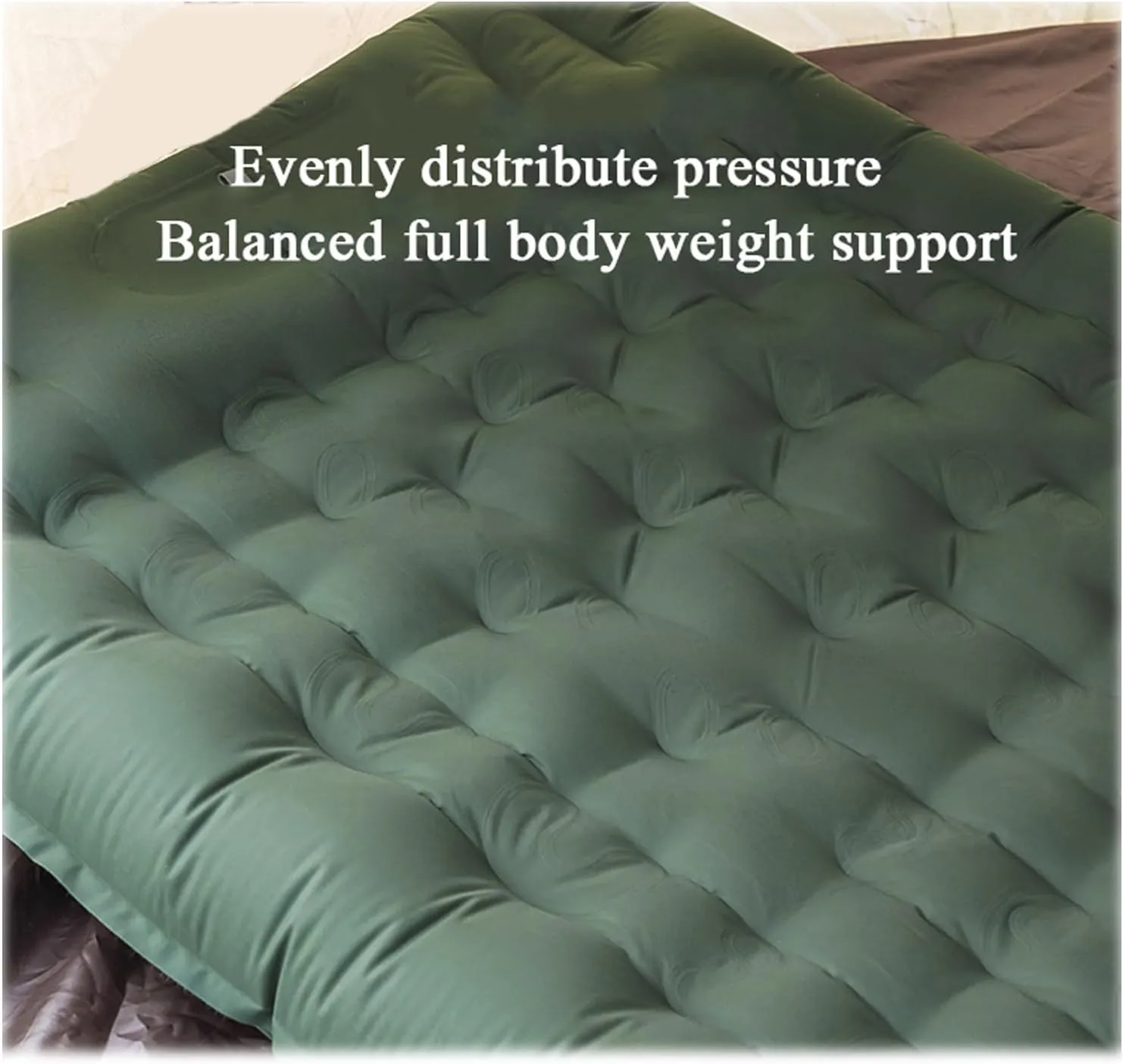 Self-Inflating Mattress, Outdoor Sleeping mat, Camping Tent Sleeping mat, Portable Double Mattress.(Blue)