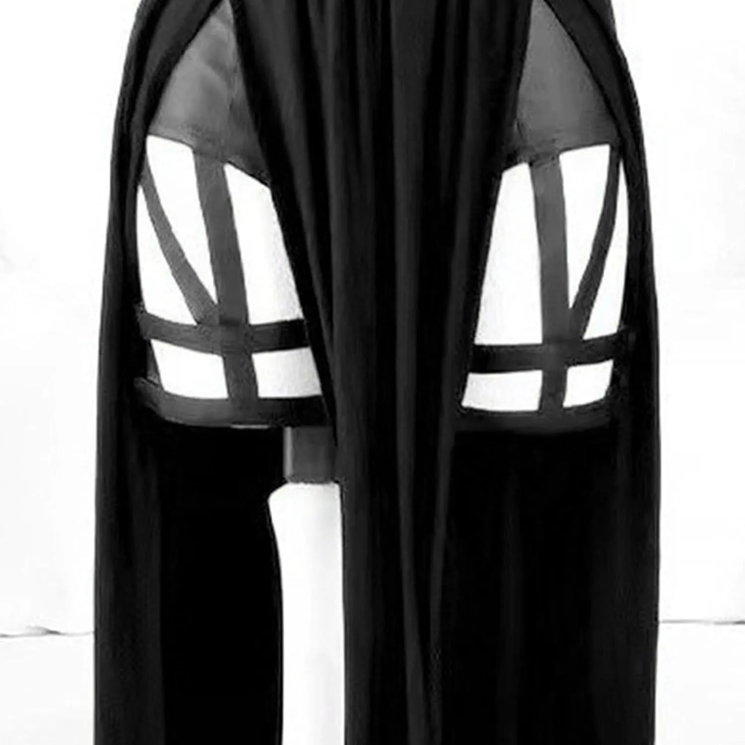 Sexy Lingerie Three Piece Dresses With Straps And Padded Skirts Strappy Harness Bodysuits Plus Size Nightclub Dress