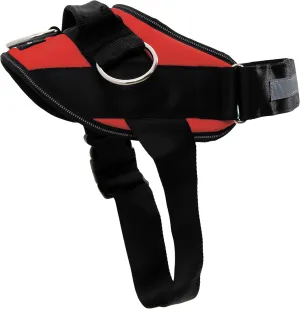 ShawnCo Essential Dog Harness, No-Pull Pet Vest with 3 Leash Clips, No Choke, Reflective, Adjustable and Padded, for Easy Walking and Training for Small, Medium and Large Dogs (Mustang Red, M)