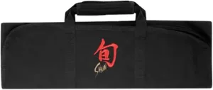 Shun Knife Roll, 8 Slot Kitchen Knife Holder, Carrying Case for Culinary Students and Professional Chefs, Sturdy Construction