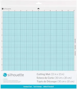 Silhouette America - CUT-MAT-12-3T-2PACK Cameo Cutting Mat, Standard Tack 2 Pack
