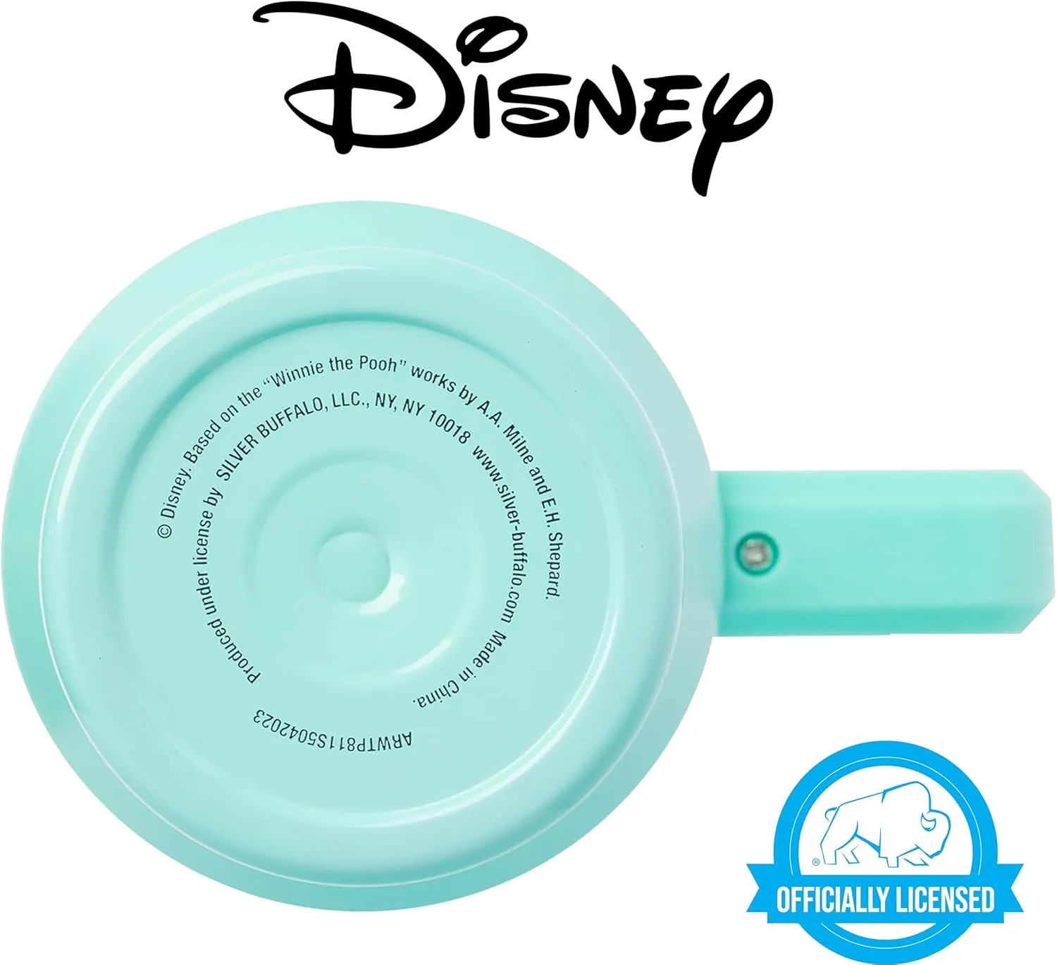 Silver Buffalo Disney Winnie the Pooh “Dreamy Days” Retro Art Stainless Steel Tumbler with Handle and Straw, Fits in Standard Cup Holder, 40 Ounces
