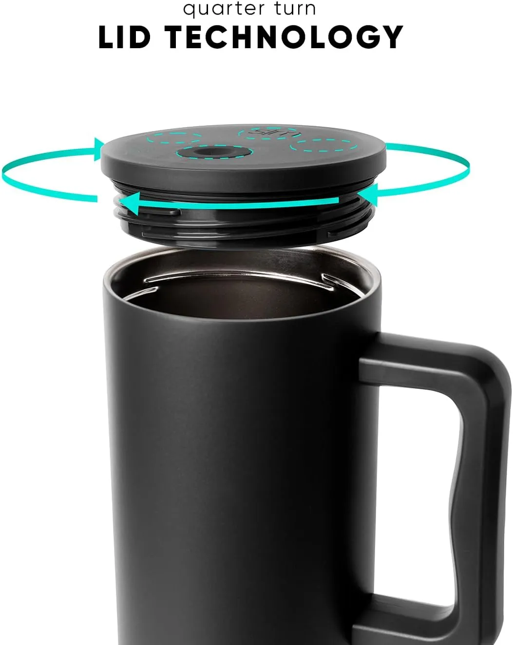 Simple Modern 40 oz Trek Tumbler with Handle and Straw Lid | Cup Holder Friendly Insulated Stainless Steel Travel Mug | Lavender Mist