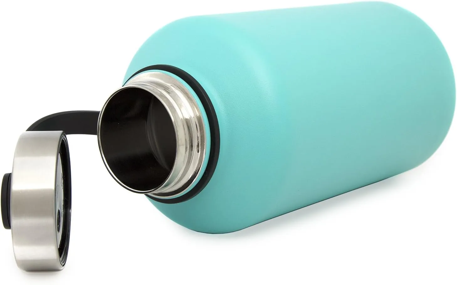 Simple Modern 40oz Water Bottle, Insulated Reusable Wide Mouth Stainless Steel Metal Flask with Handle Lid, Caribbean