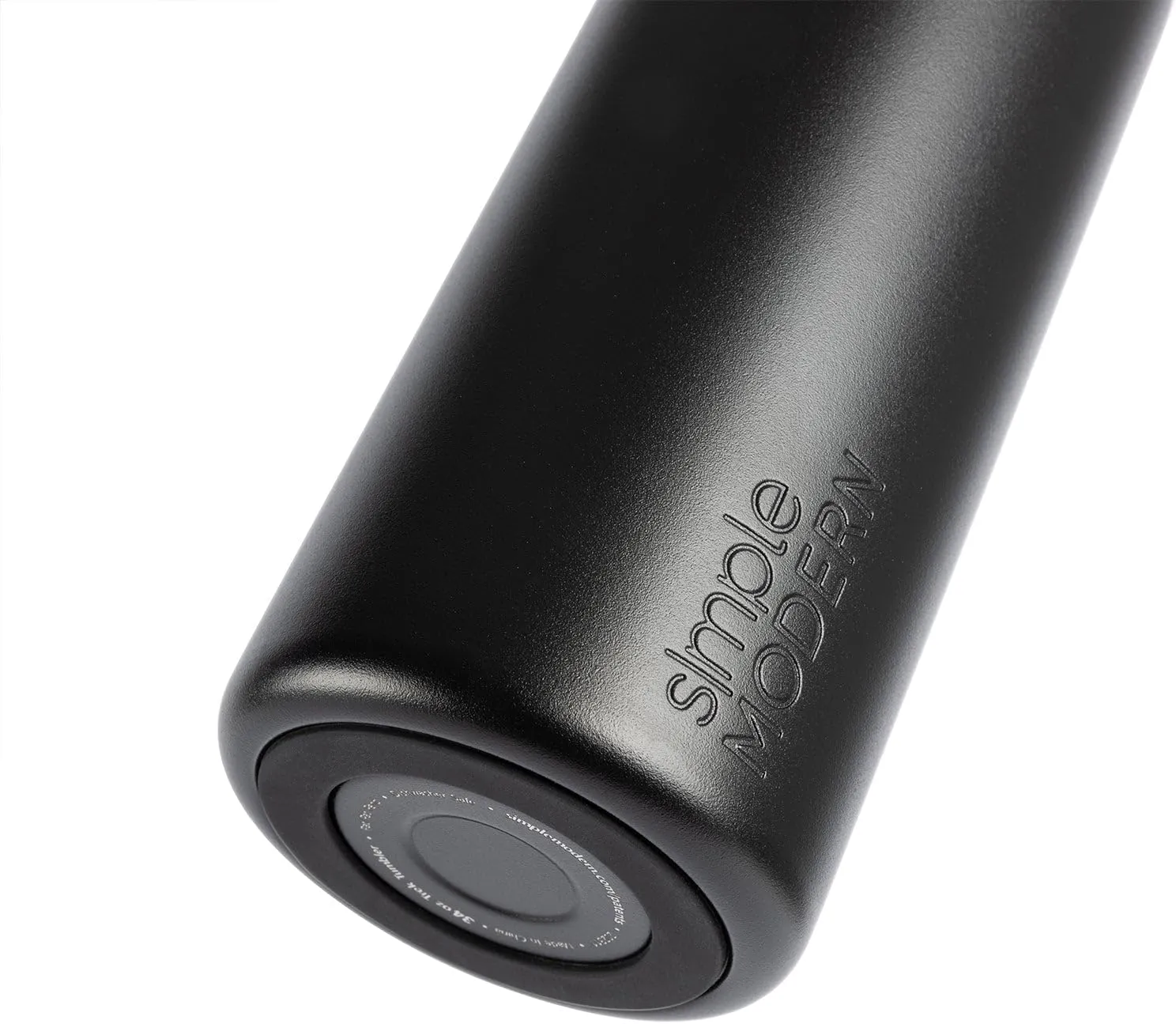 Simple Modern Water Bottle with Push Button Straw Lid | Ceramic-Lined Insulated Stainless Steel | Travel Water Bottles for Gym & Sports | Leak Proof | Mesa Signature Collection | 34oz, Into the Night